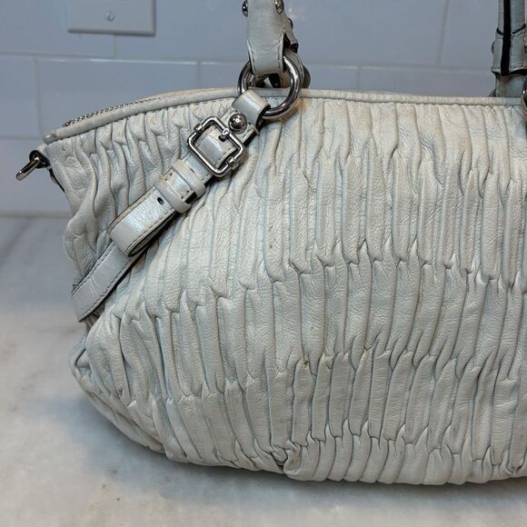 Coach Madison Sophia Gathered Leather Convertible Satchel - Picture 5 of 16